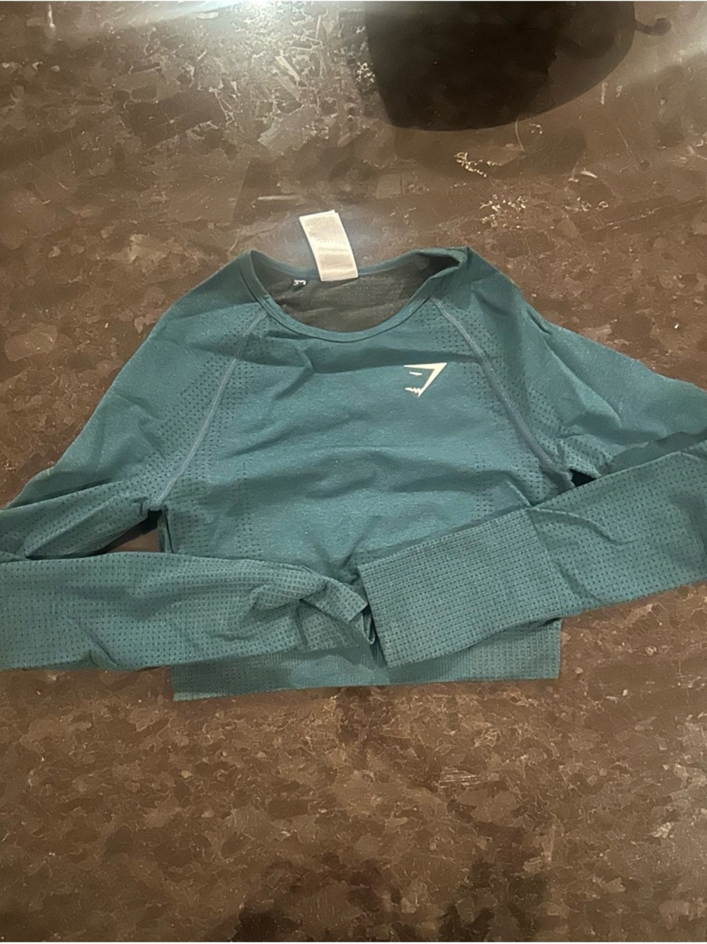 Gymshark Vital Seamless Long-sleeve Crop Top - Deep Teal